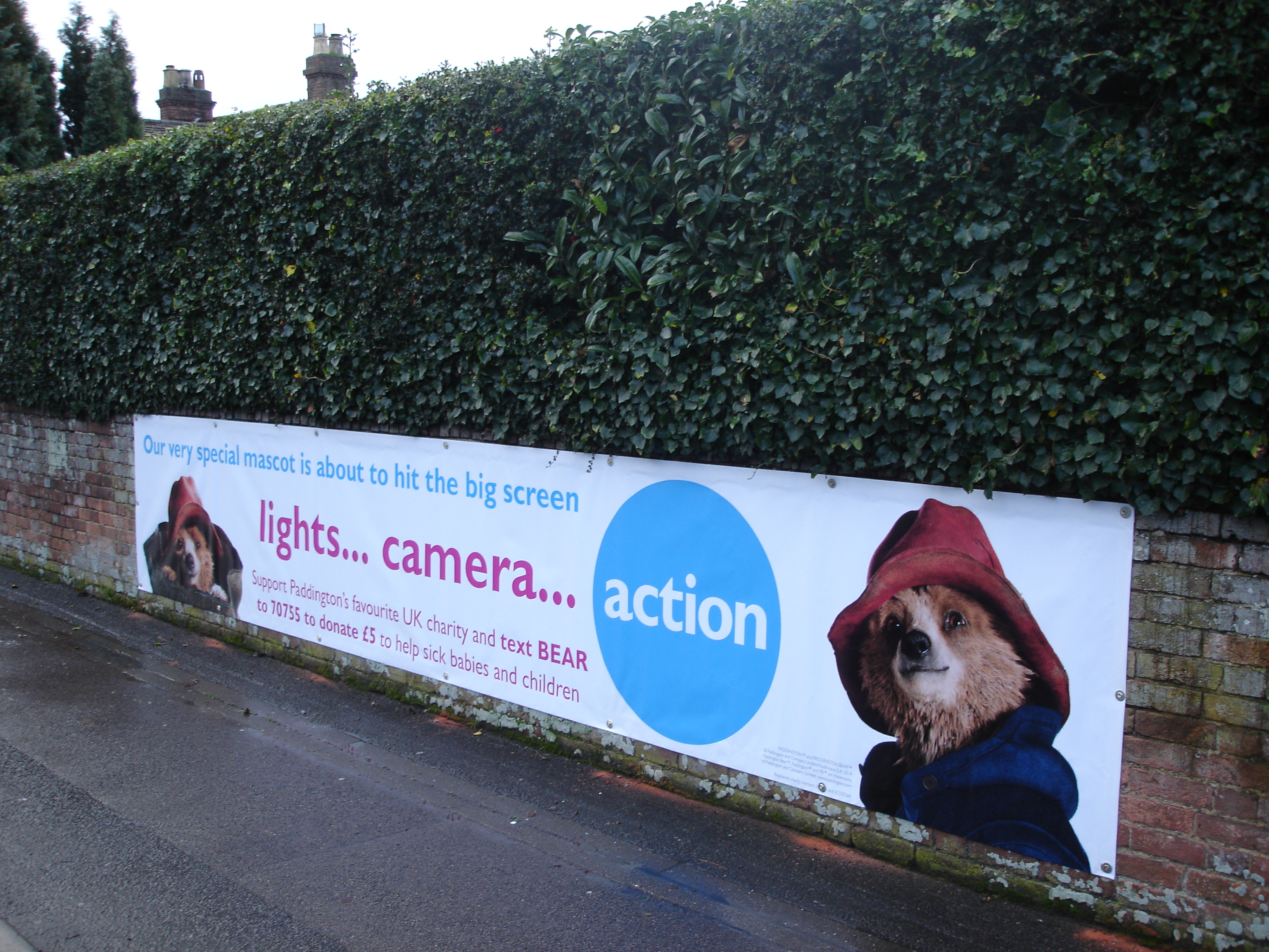 PVC printed banner. Horsham, Sussex