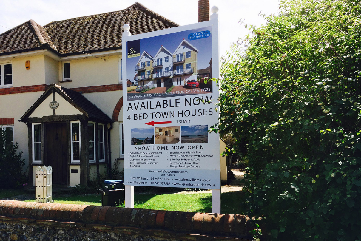 Estate agents & builder boards