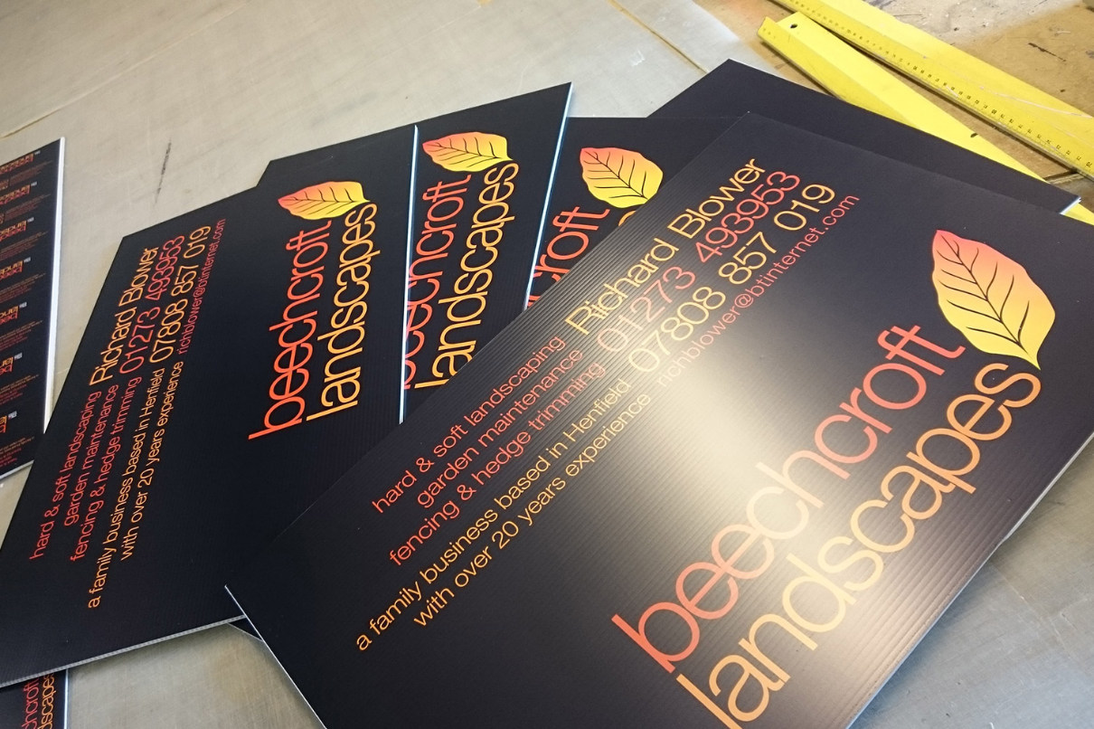 Estate agents & builder boards