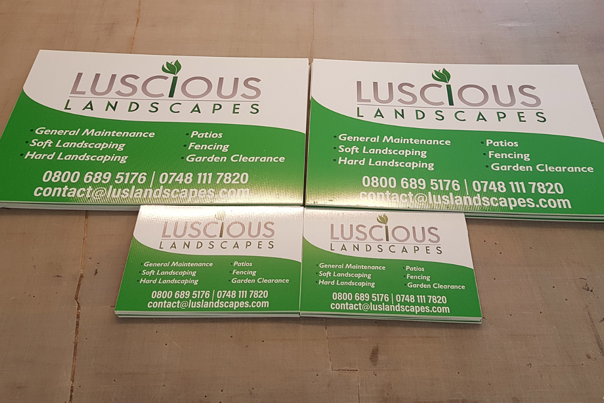 Estate agents & builder boards
